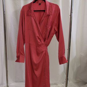 Magenta Wrap Dress